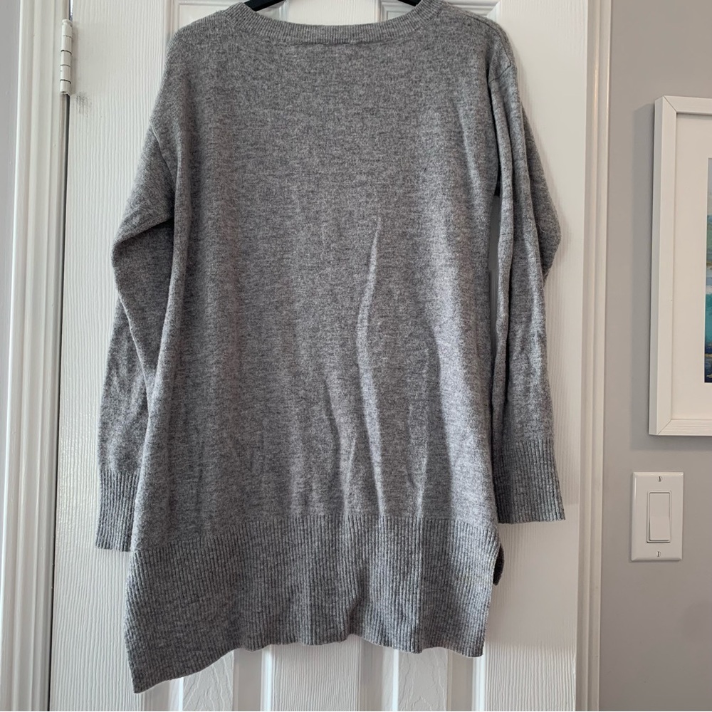 Cliche Grey Sweater with Black Cat Print 🐈‍⬛ Sz M - Picture 3 of 8